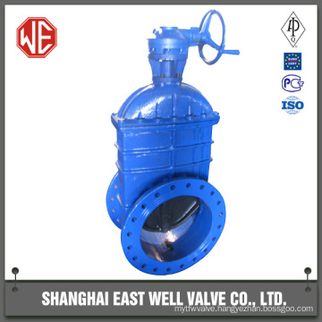 Fluoroplastic gate valve